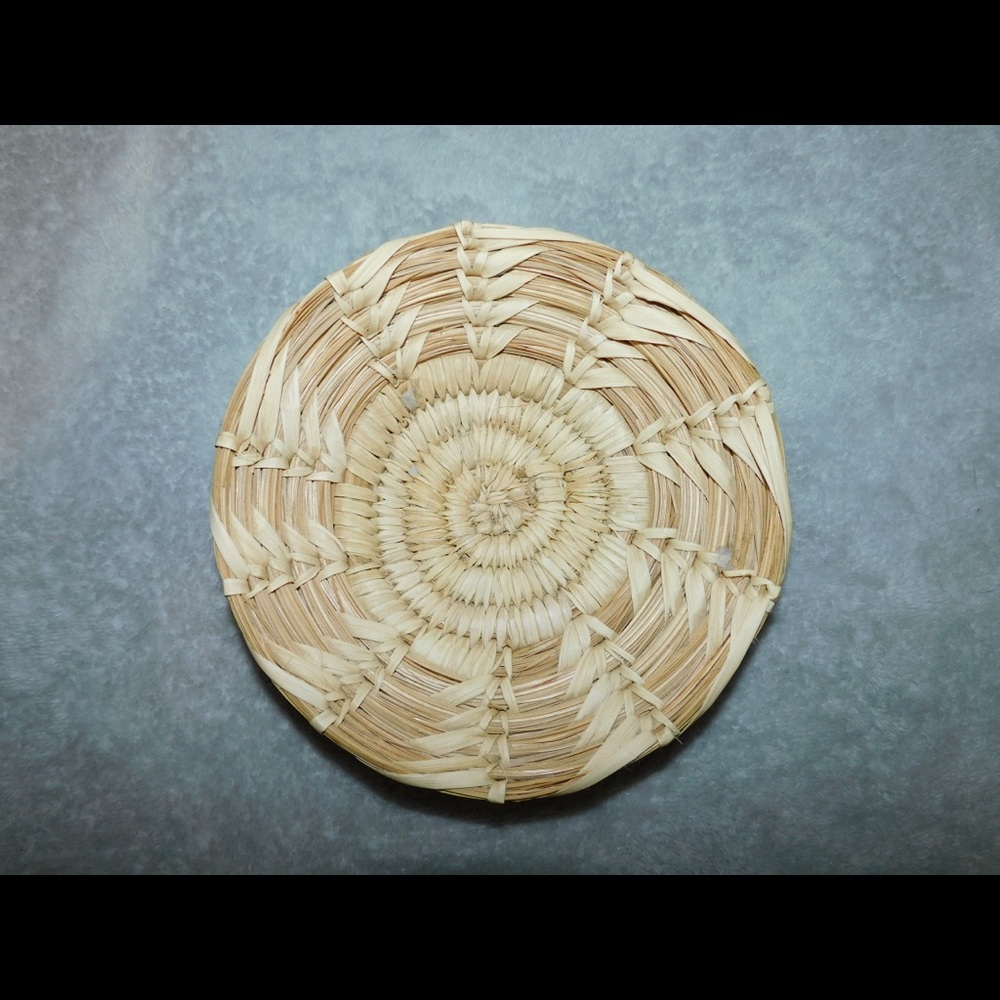 Hand Woven Circular Basket